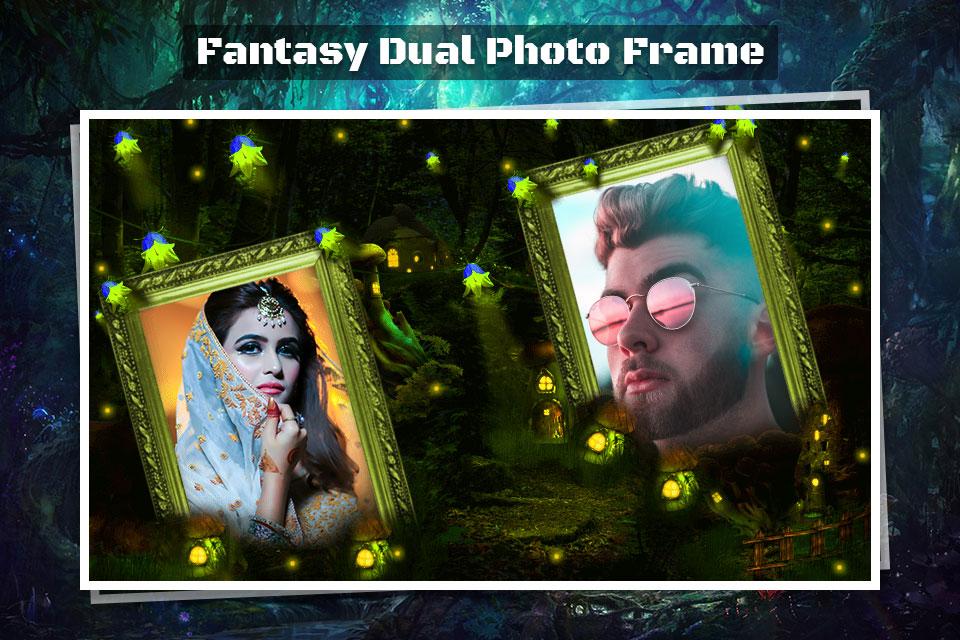 اسکرین شات 4 برنامه Fantasy Dual Photo Frames