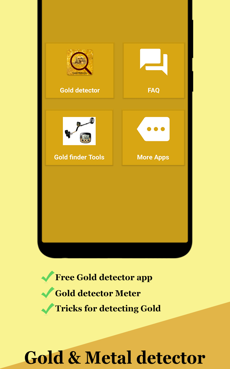اسکرین شات 2 برنامه Gold detector - Metal detector