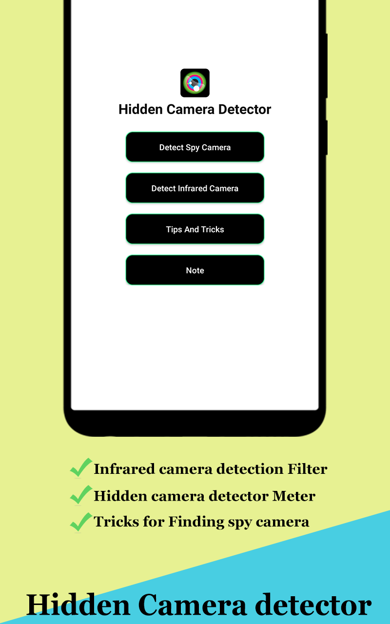 اسکرین شات 1 برنامه Hidden Camera Detector Finder