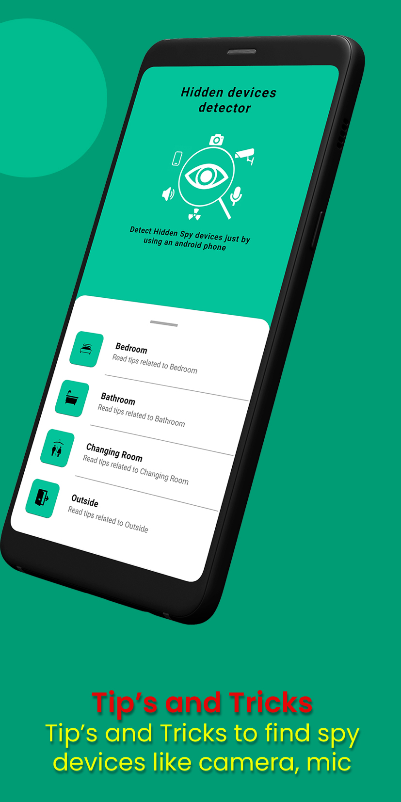 اسکرین شات 6 برنامه Hidden devices detector