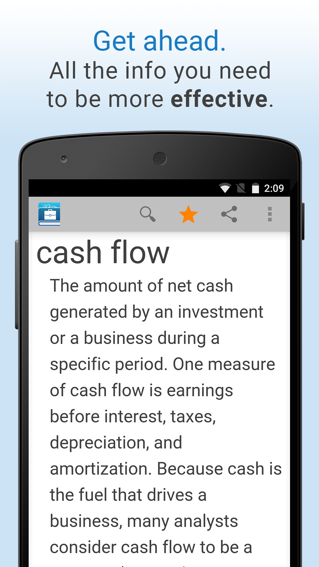 اسکرین شات 2 برنامه Business Dictionary by Farlex