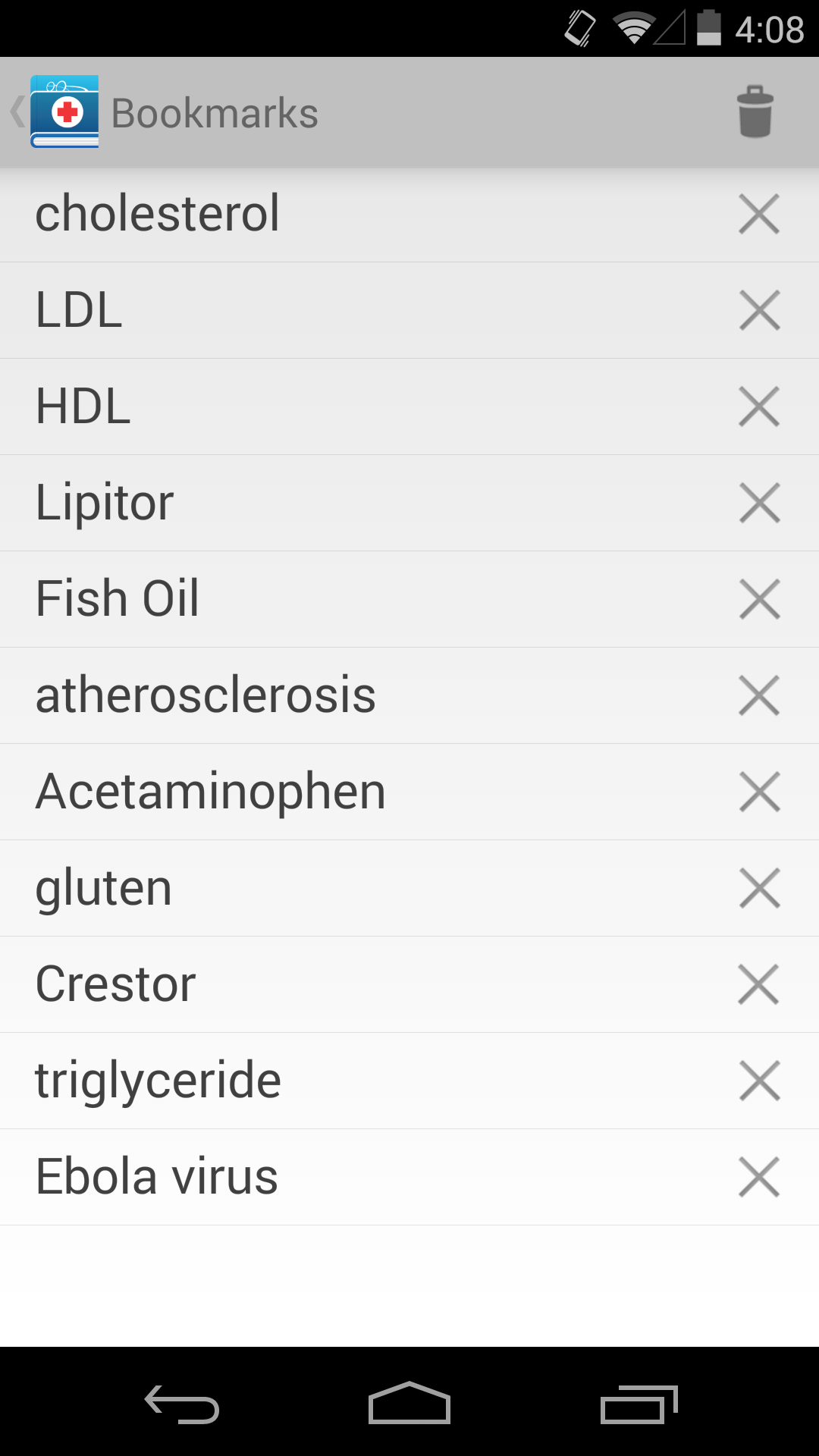 اسکرین شات 4 برنامه Medical Dictionary by Farlex