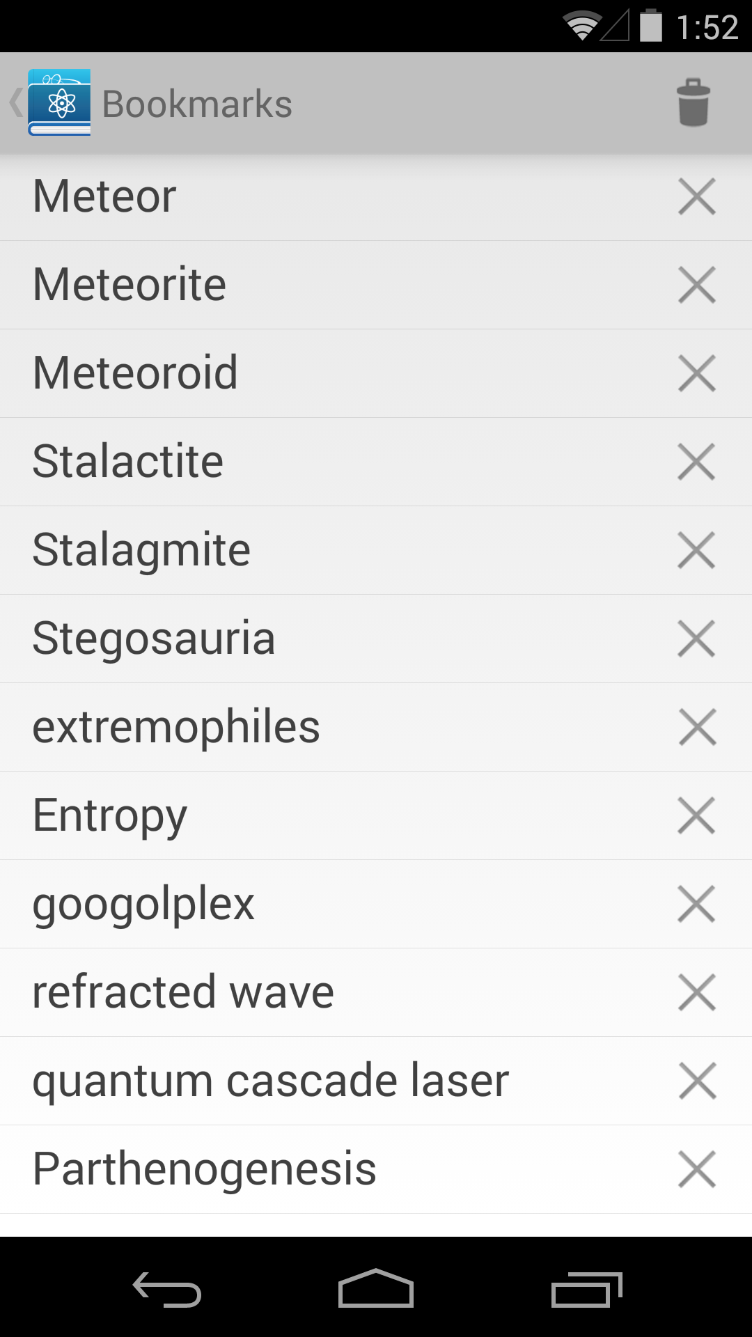 اسکرین شات 5 برنامه Science Dictionary by Farlex