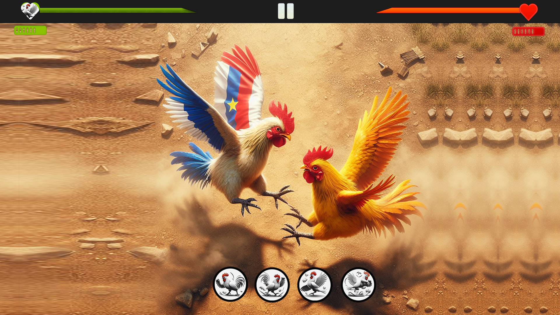 اسکرین شات 5 بازی Farm Rooster Fighting Chicks 1