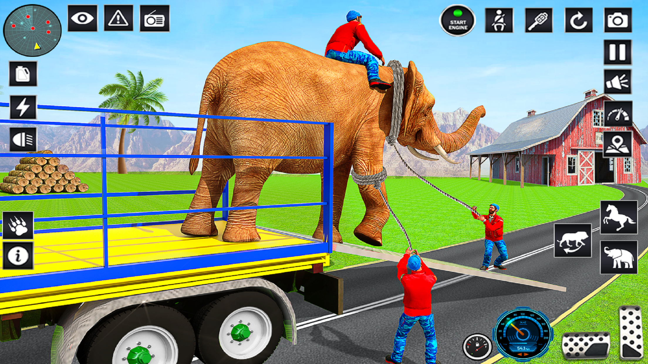اسکرین شات 8 بازی Farm Animals Transport Truck