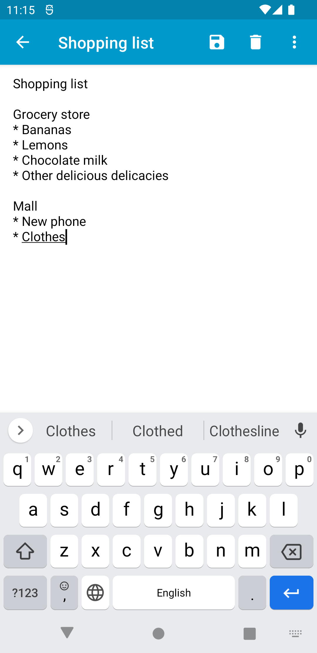 اسکرین شات 2 برنامه Notepad