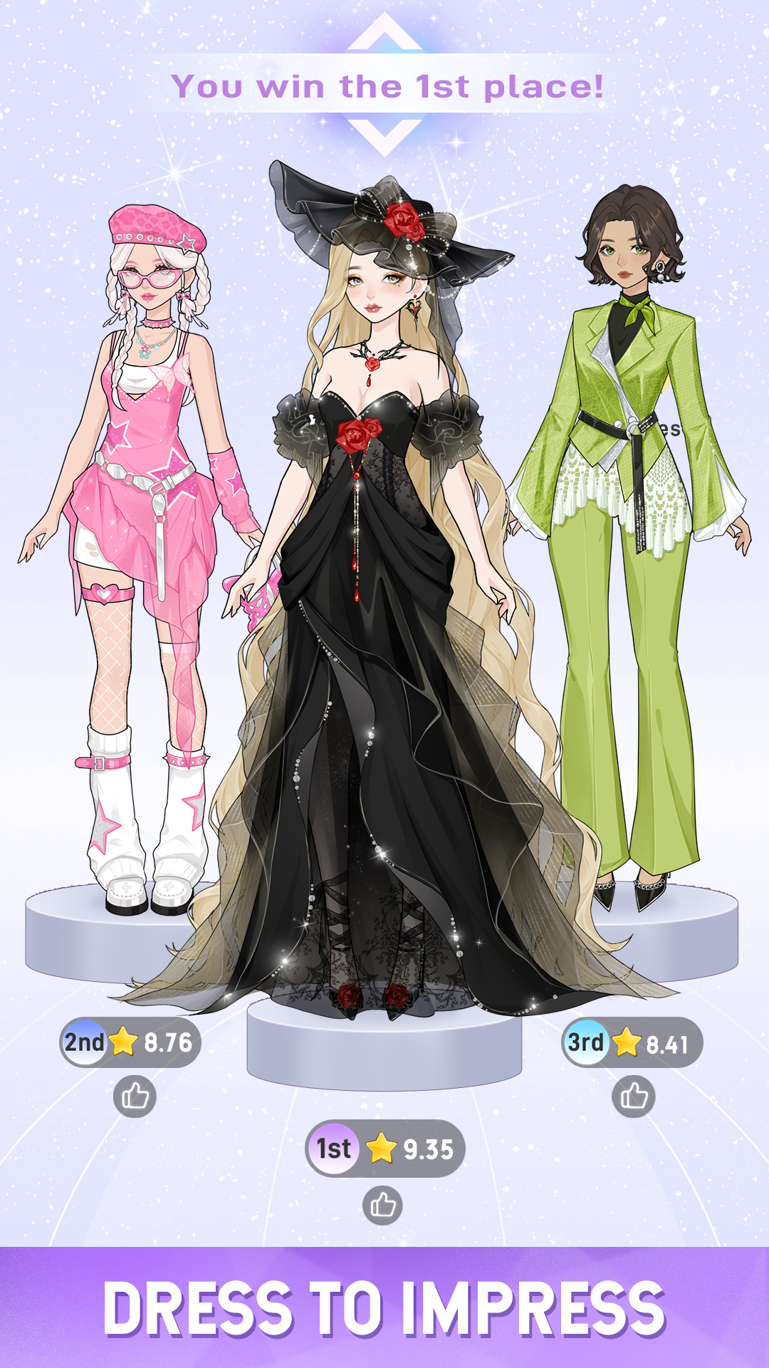 اسکرین شات 5 بازی Shining Me: Glow Idol Dress Up