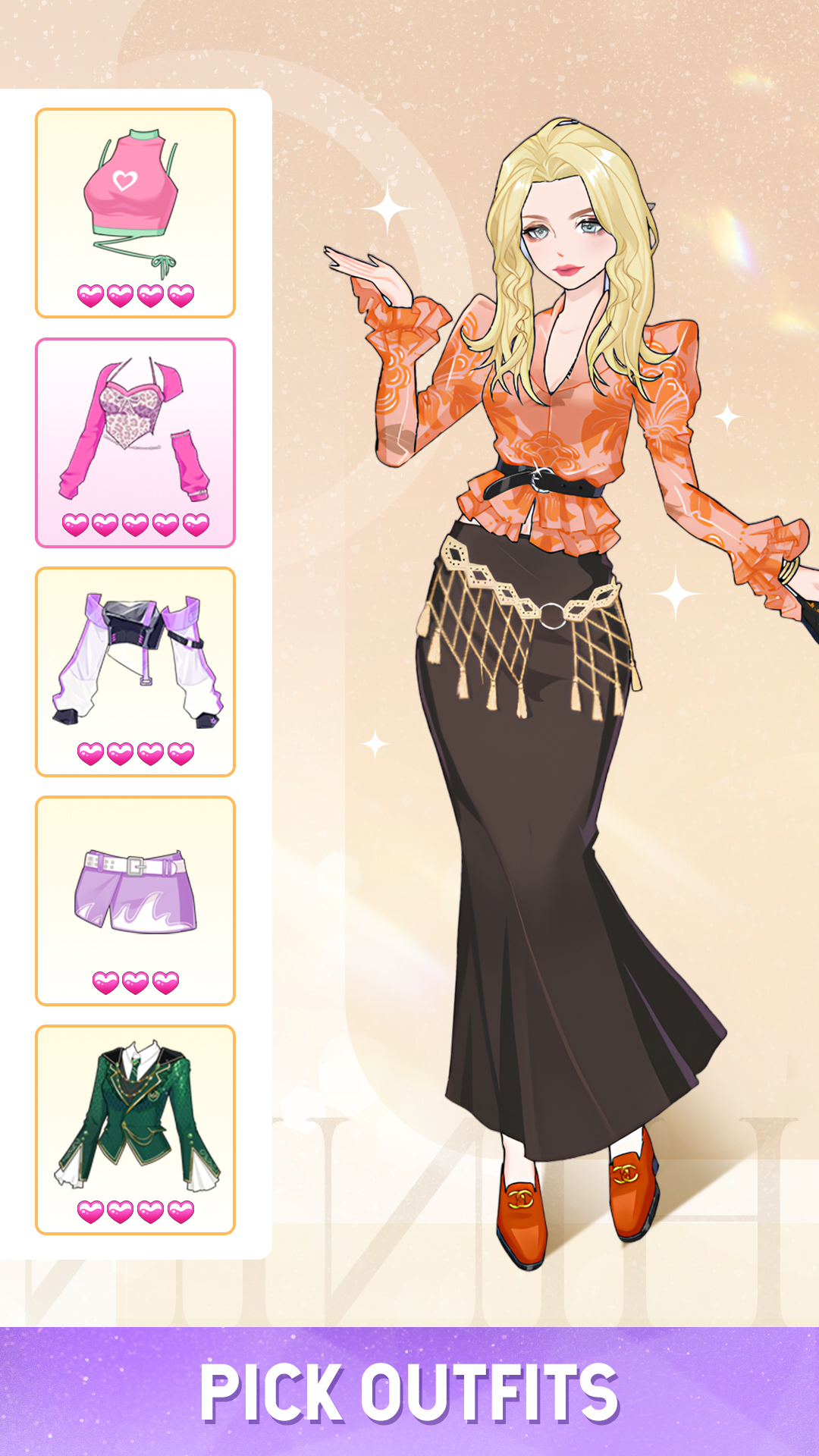 اسکرین شات 4 بازی Shining Me: Glow Idol Dress Up
