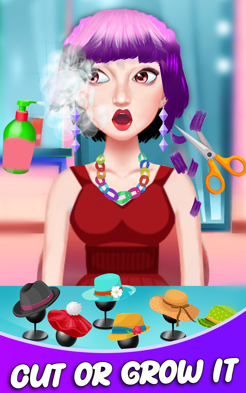 اسکرین شات 3 بازی Fashion Girls Hair Salon Games