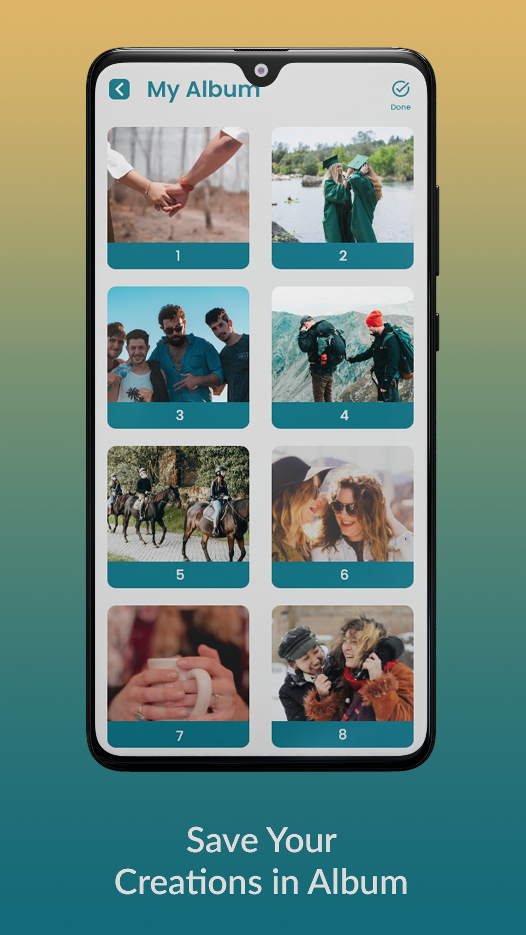 اسکرین شات 5 برنامه Selfie Glasses Pic Editor
