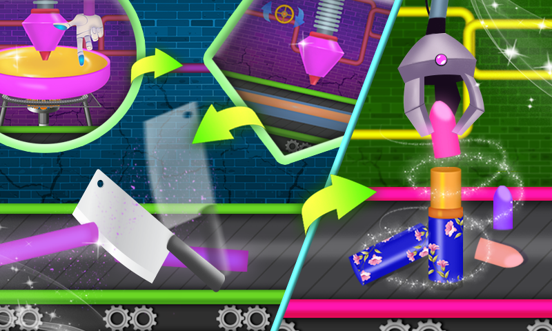اسکرین شات 6 بازی Makeup kit Factory-Girl Games