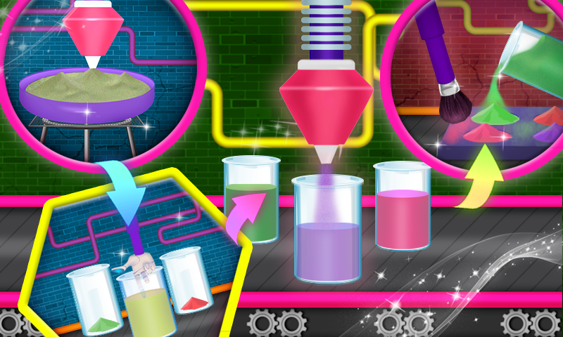 اسکرین شات 7 بازی Makeup kit Factory-Girl Games