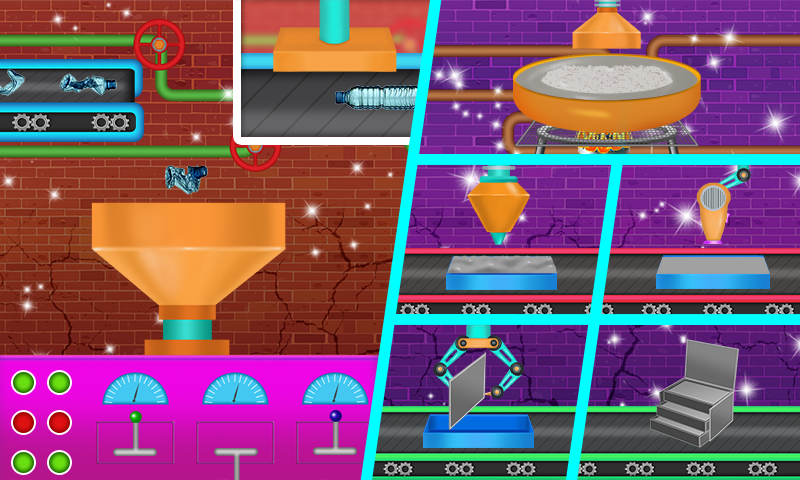 اسکرین شات 3 بازی Makeup kit Factory-Girl Games