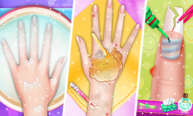 اسکرین شات 5 بازی Acrylic Nails Games for Girls