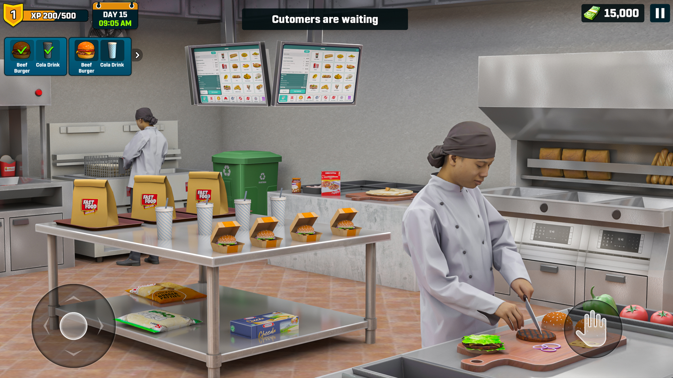 اسکرین شات 3 بازی Chef Simulator: Fast Food Game