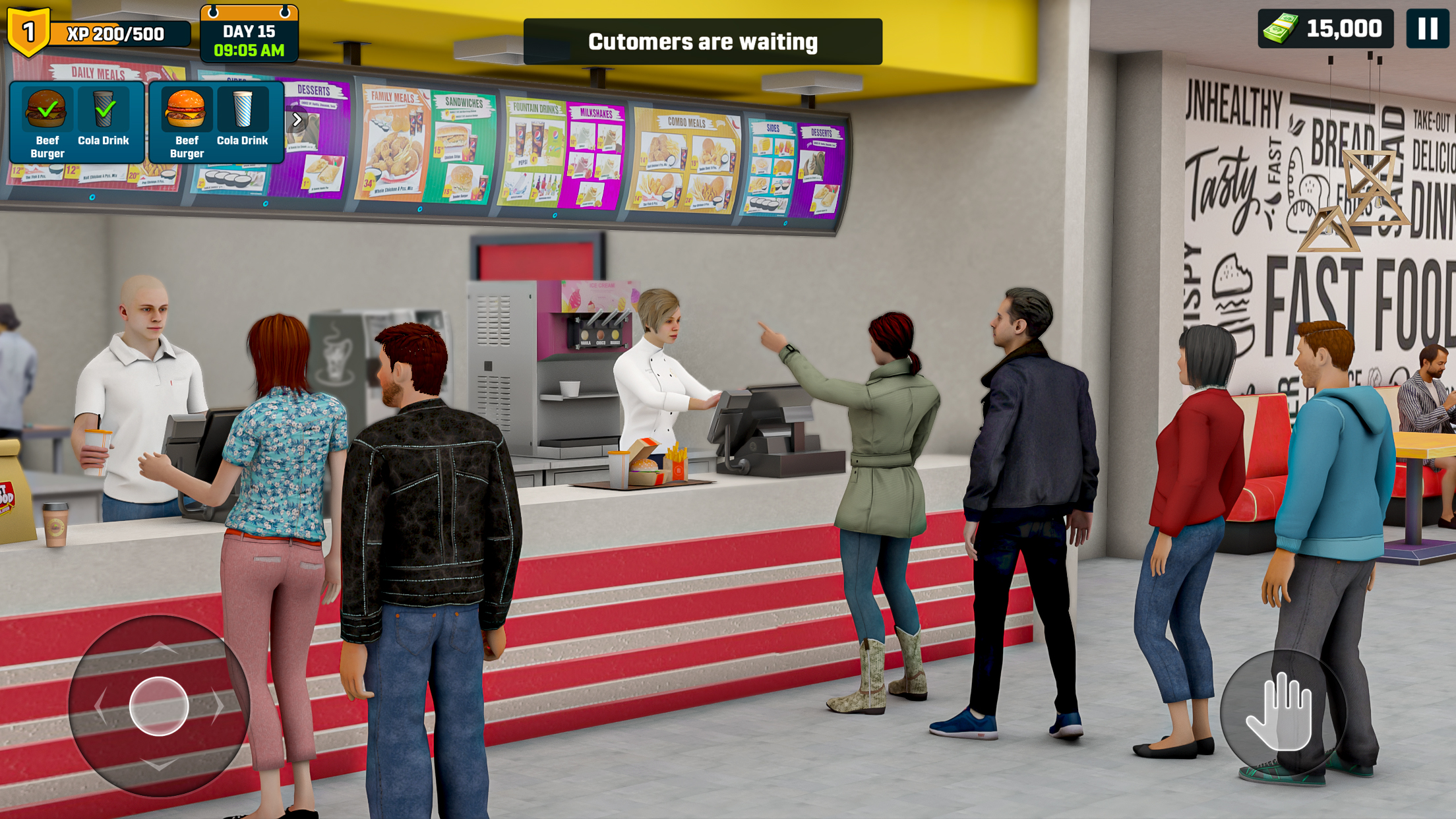 اسکرین شات 4 بازی Chef Simulator: Fast Food Game