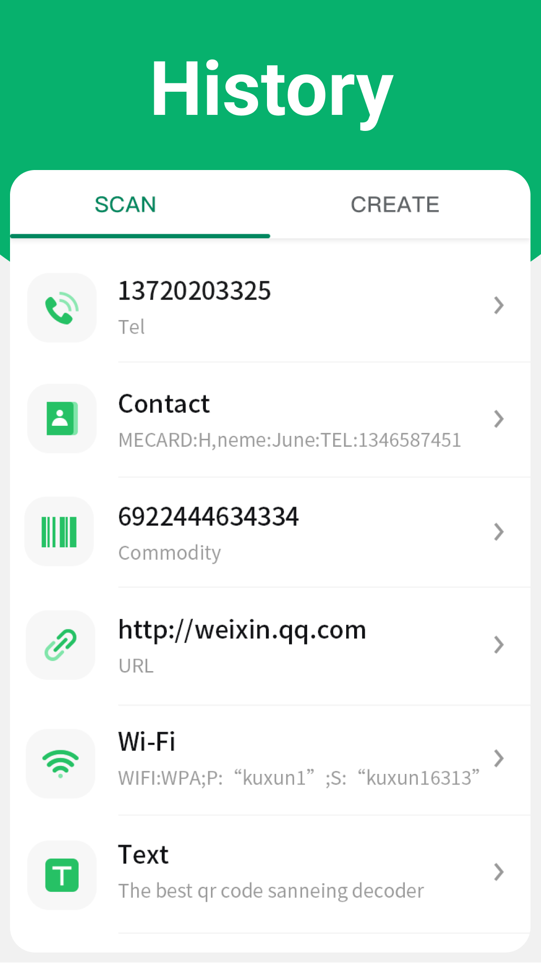 اسکرین شات 4 برنامه QR & Barcode Scanner