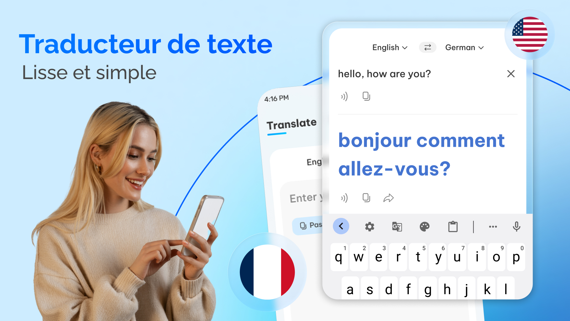 اسکرین شات 1 برنامه Go Translate & Traducteur