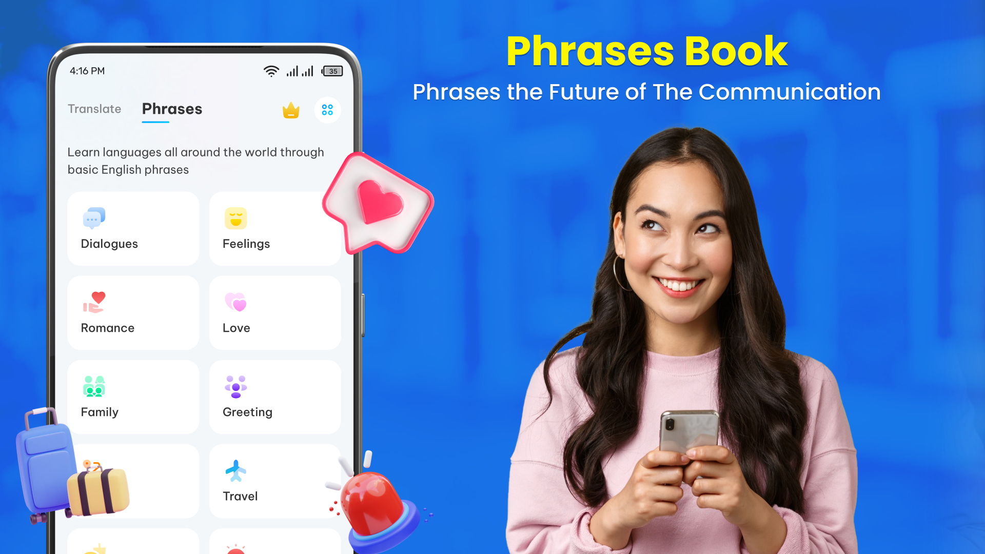 اسکرین شات 8 برنامه Go Translate All Languages