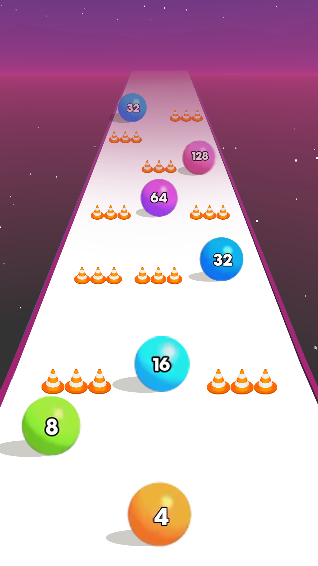 اسکرین شات 5 بازی Ball Run 2048: Ball Games 3D