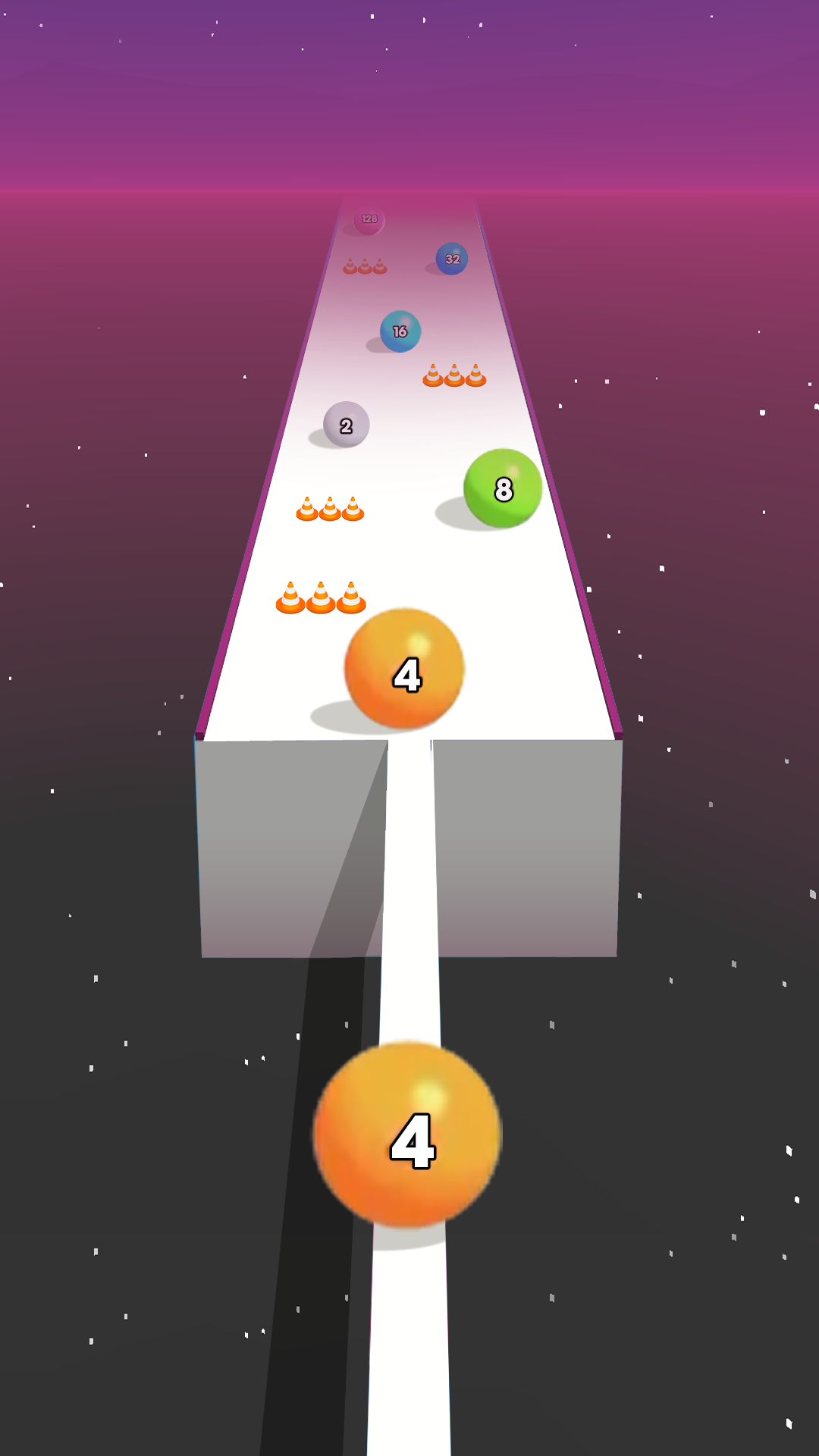 اسکرین شات 3 بازی Ball Run 2048: Ball Games 3D