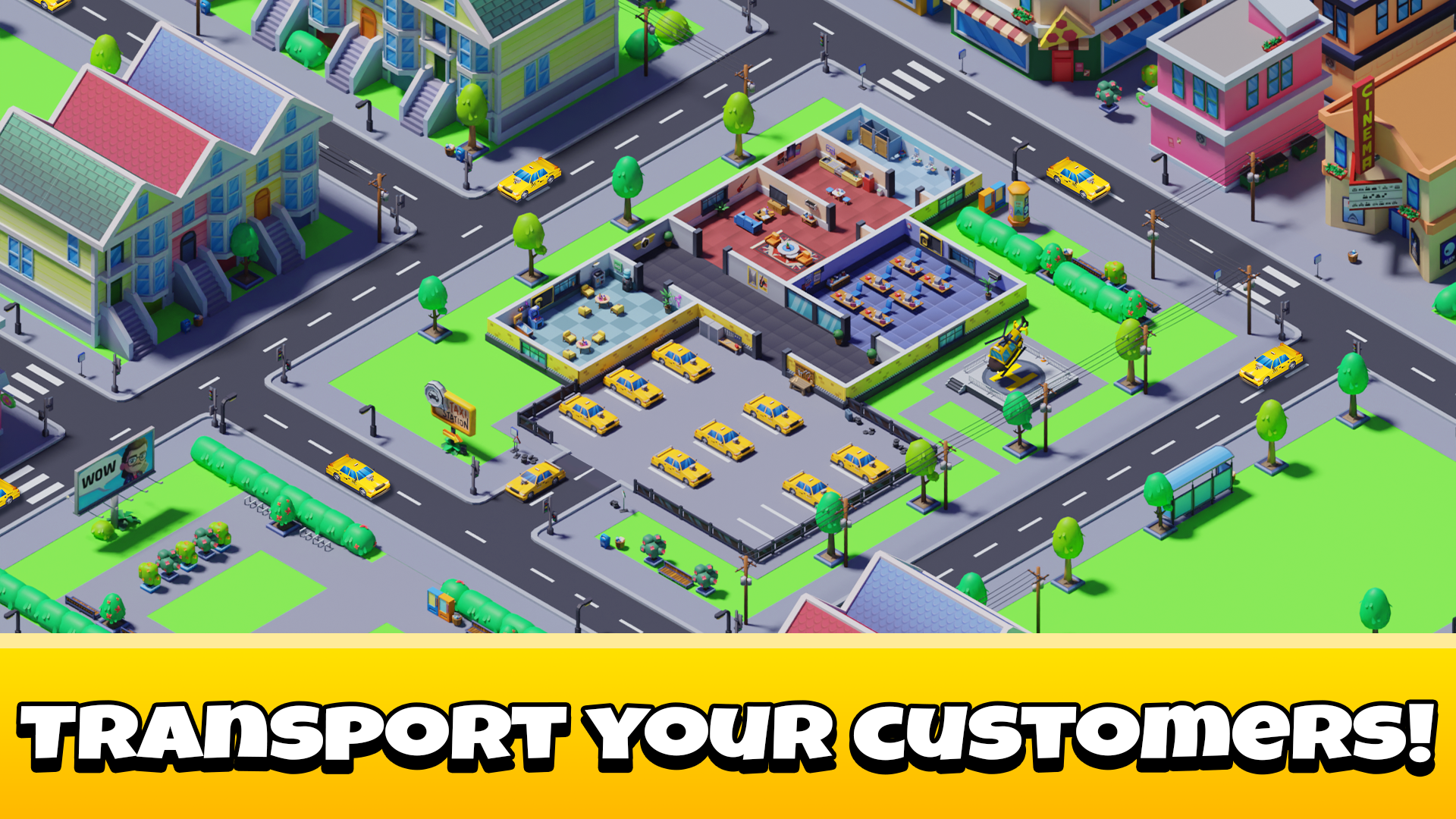 اسکرین شات 4 بازی Idle Taxi Tycoon