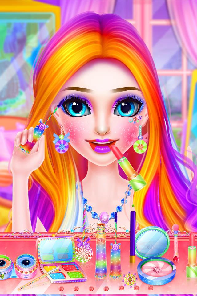 اسکرین شات 2 بازی Candy Makeup - Art Salon
