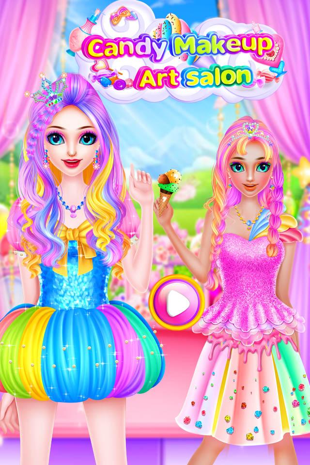 اسکرین شات 1 بازی Candy Makeup - Art Salon