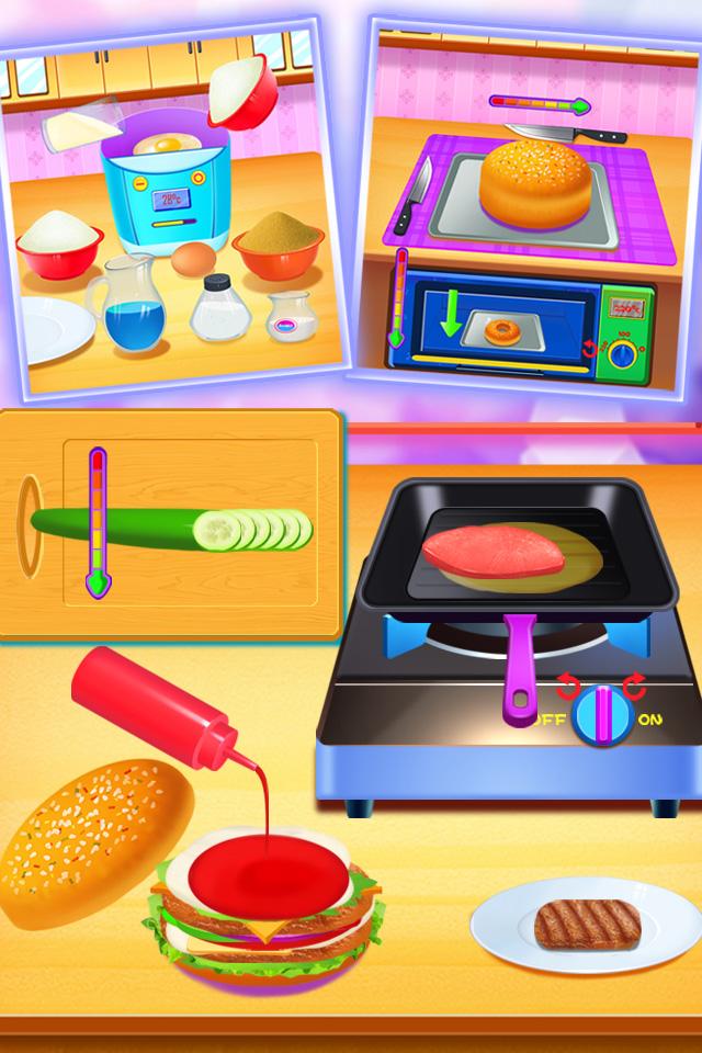 اسکرین شات 3 برنامه Cooking Foods In The Kitchen