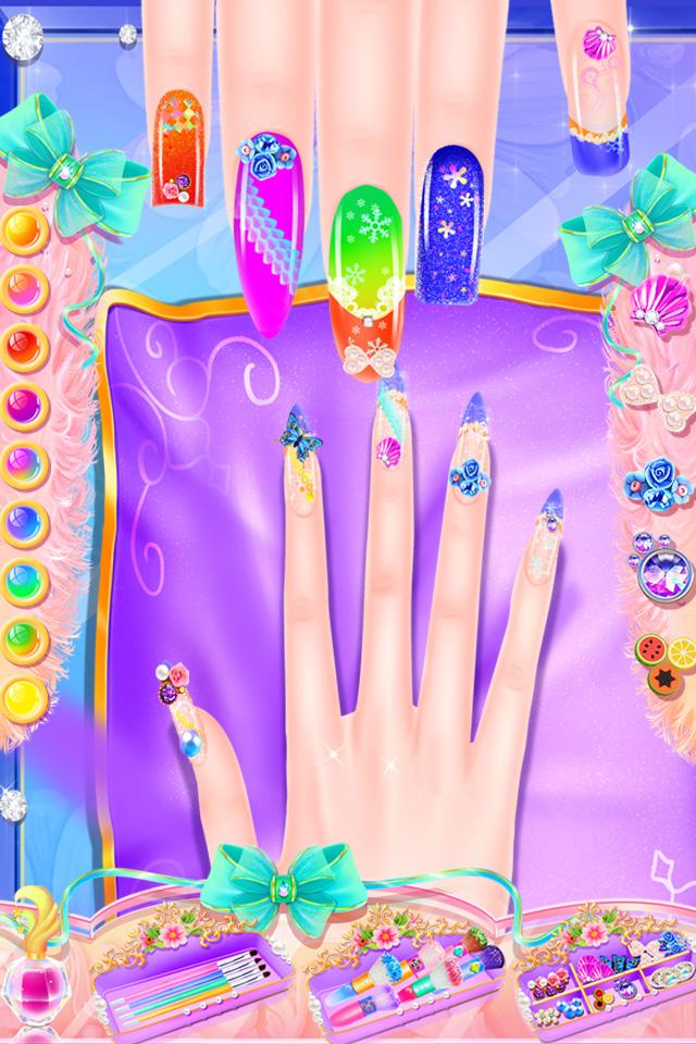 اسکرین شات 2 بازی Fashion Nail Art - Salon Game
