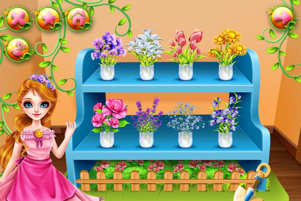 اسکرین شات 4 برنامه Flower Girl - Flower Growup