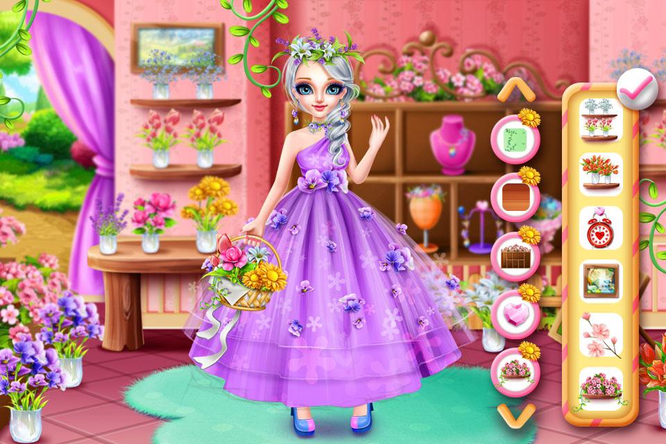 اسکرین شات 5 برنامه Flower Girl - Flower Growup