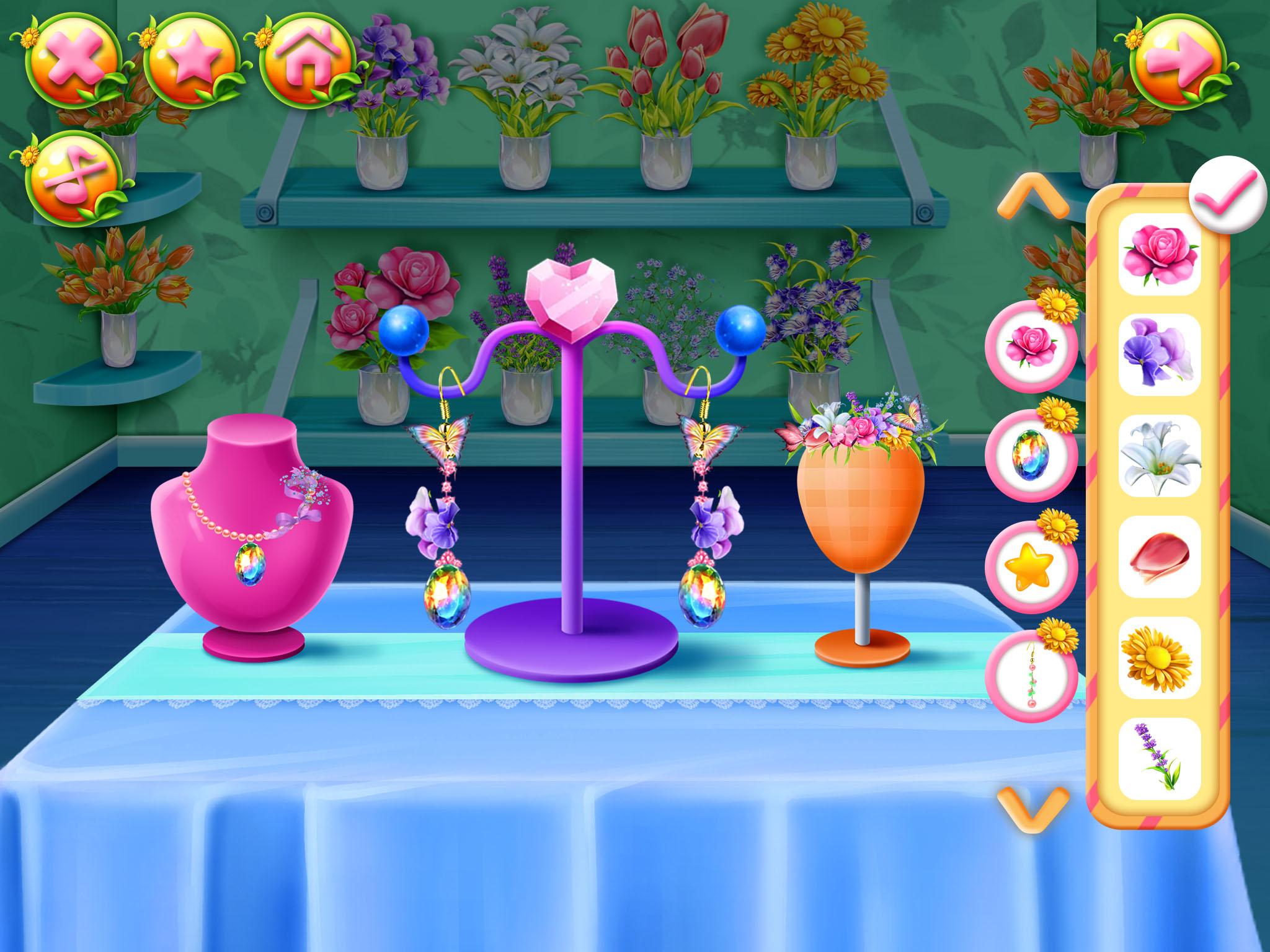 اسکرین شات 3 برنامه Flower Girl - Flower Growup