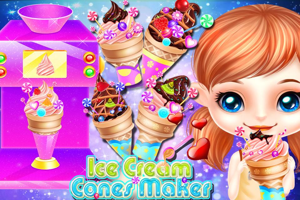 اسکرین شات 2 برنامه Ice Cream Cones Maker