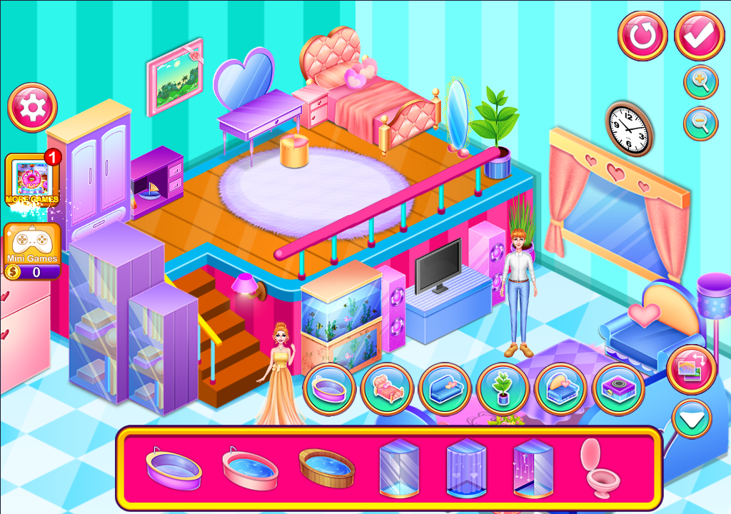 اسکرین شات 1 برنامه Princess Room Decoration