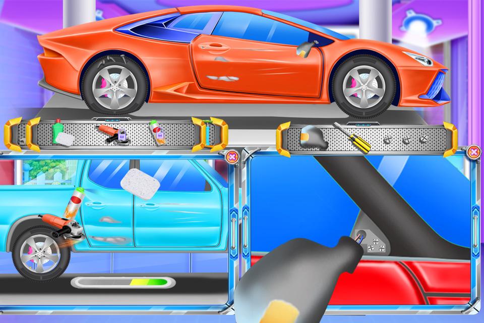 اسکرین شات 4 برنامه Super Car Wash And Fix