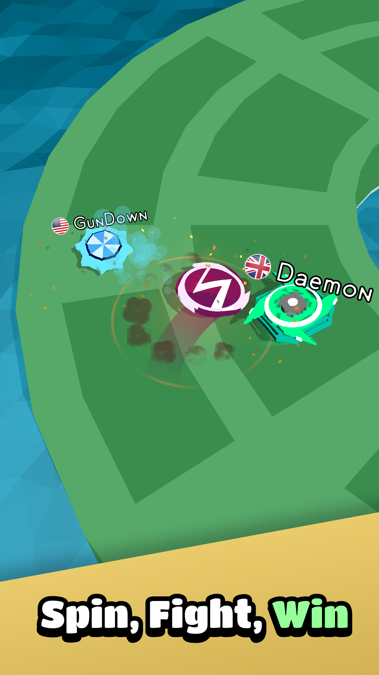 اسکرین شات 2 بازی Tops.io - BlazeBlade Arena