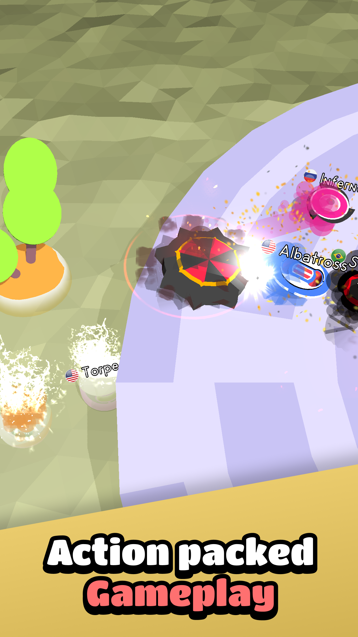 اسکرین شات 3 بازی Tops.io - BlazeBlade Arena