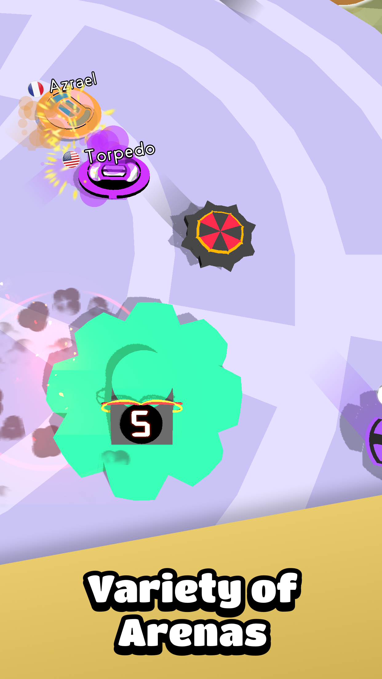 اسکرین شات 4 بازی Tops.io - BlazeBlade Arena