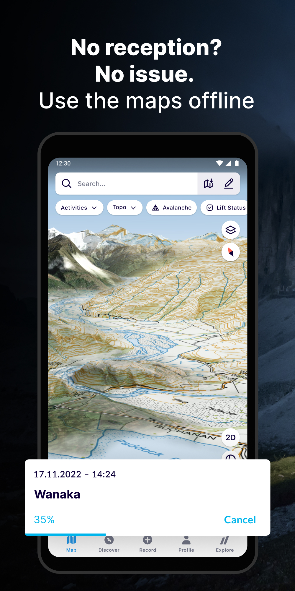 اسکرین شات 7 برنامه FATMAP: Ski, Hike, Bike