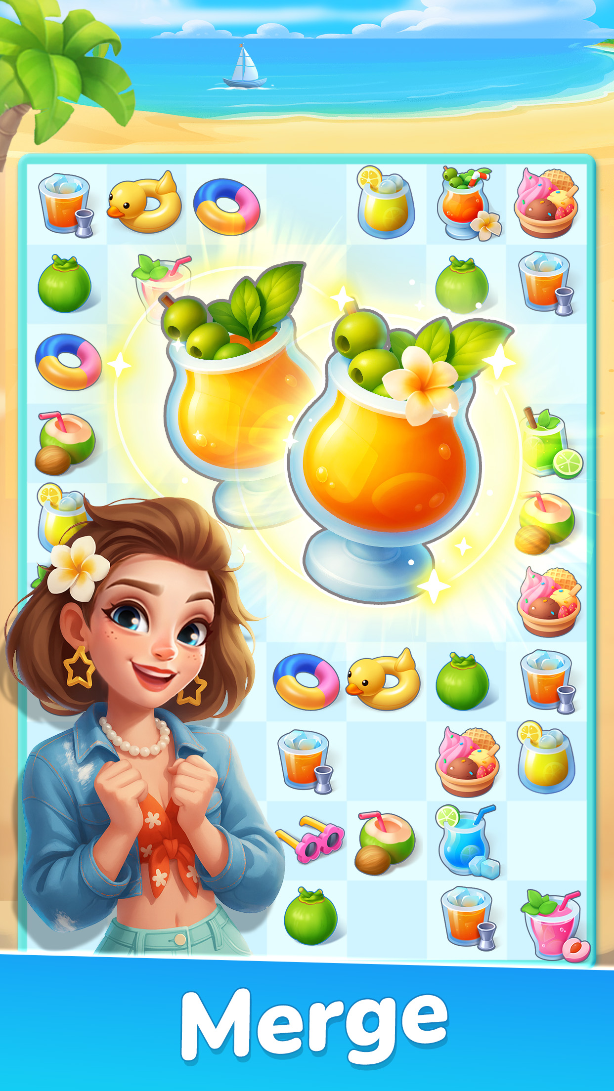 اسکرین شات 3 بازی Tasty Travels: Merge Game