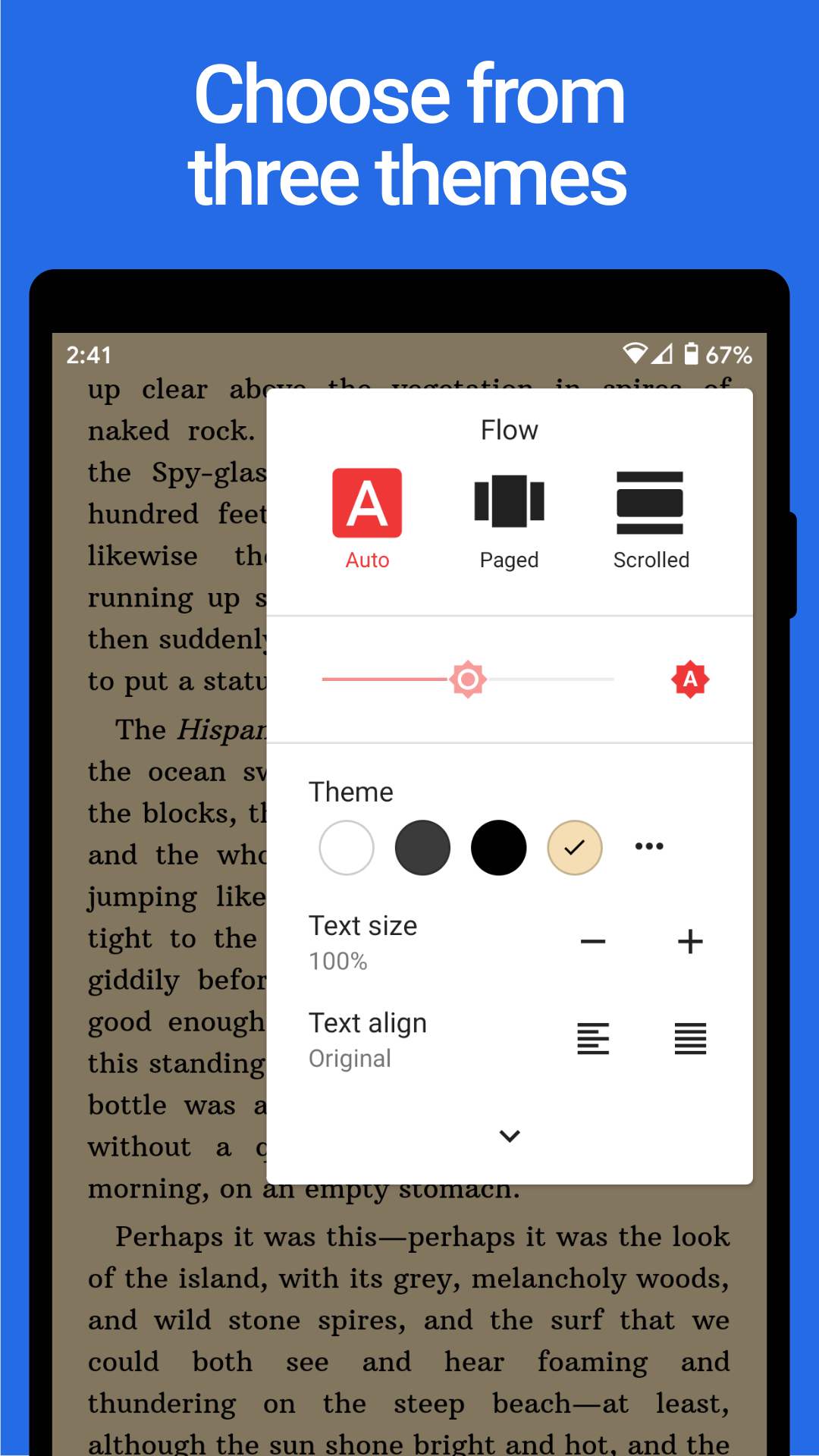 اسکرین شات 3 برنامه Lithium: EPUB Reader