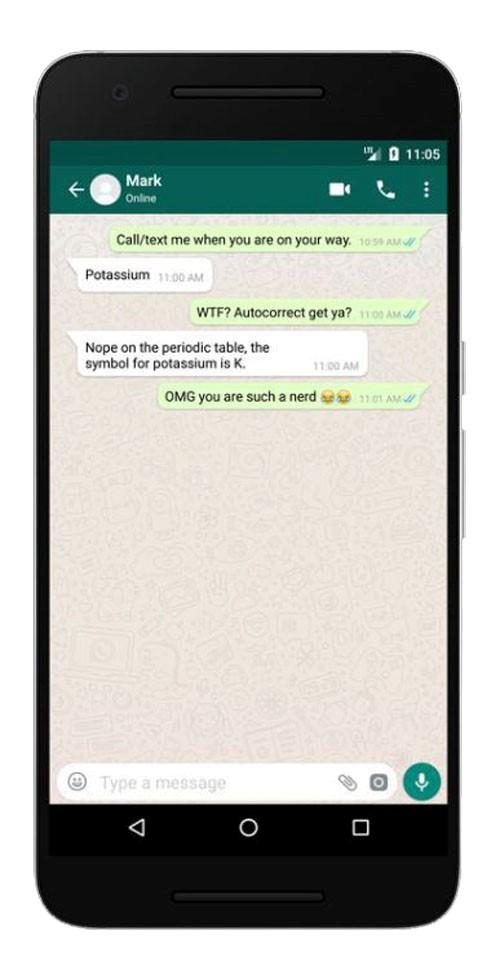 اسکرین شات 1 برنامه WhatsFake (Fake Chat)