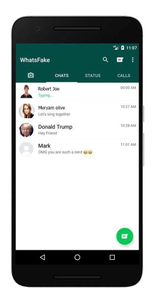 اسکرین شات 2 برنامه WhatsFake (Fake Chat)