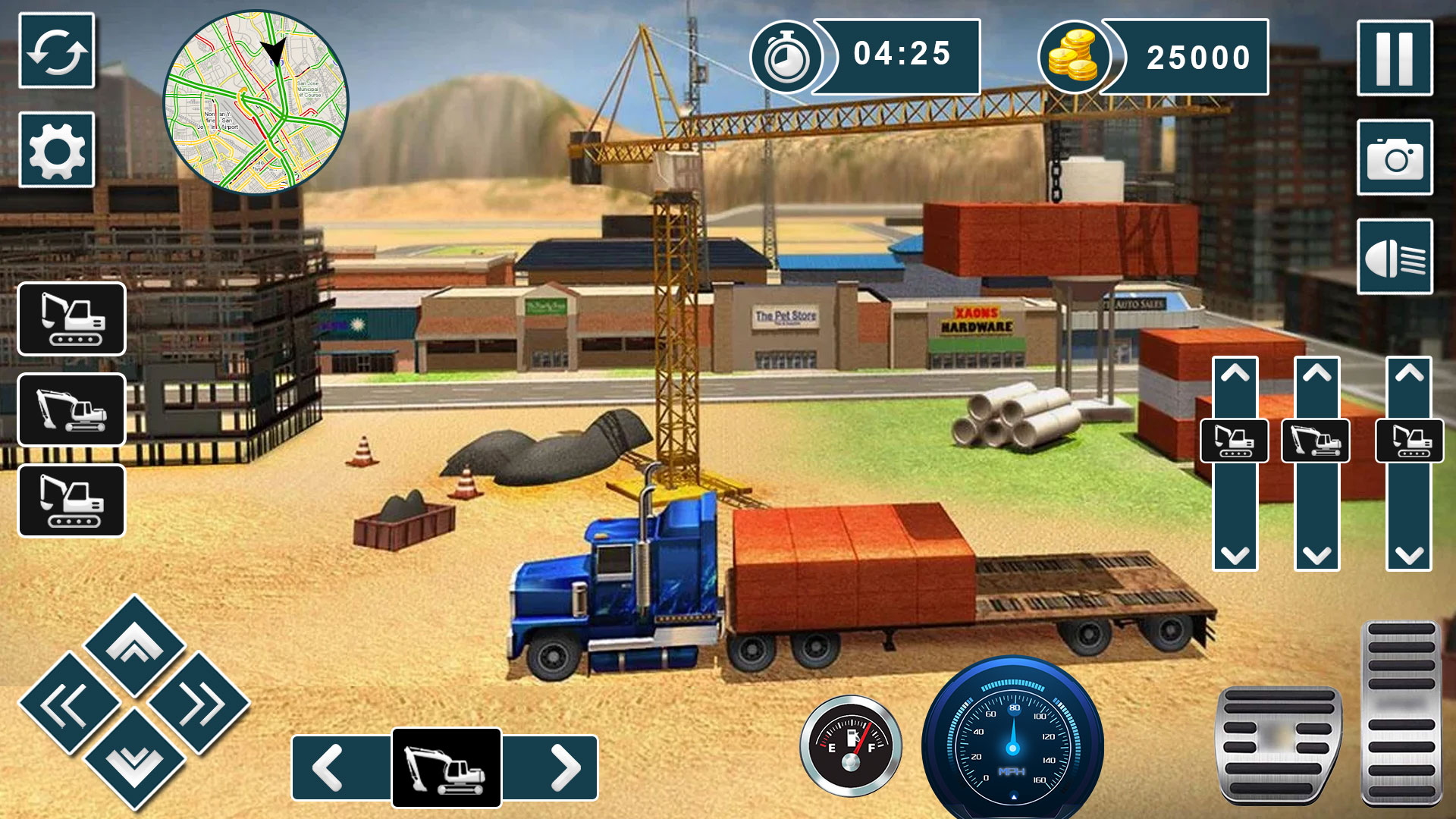 اسکرین شات 4 برنامه Excavator Truck Driving Game