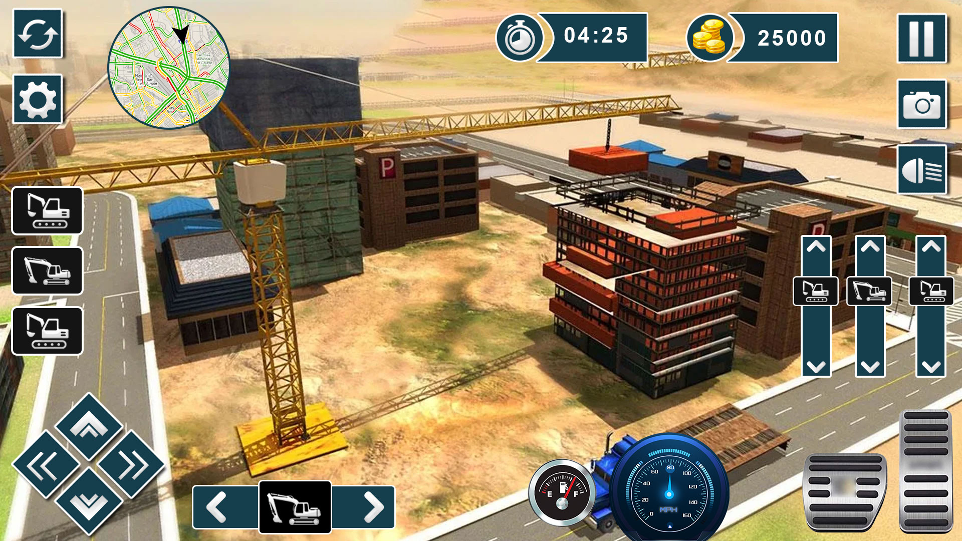 اسکرین شات 3 برنامه Excavator Truck Driving Game
