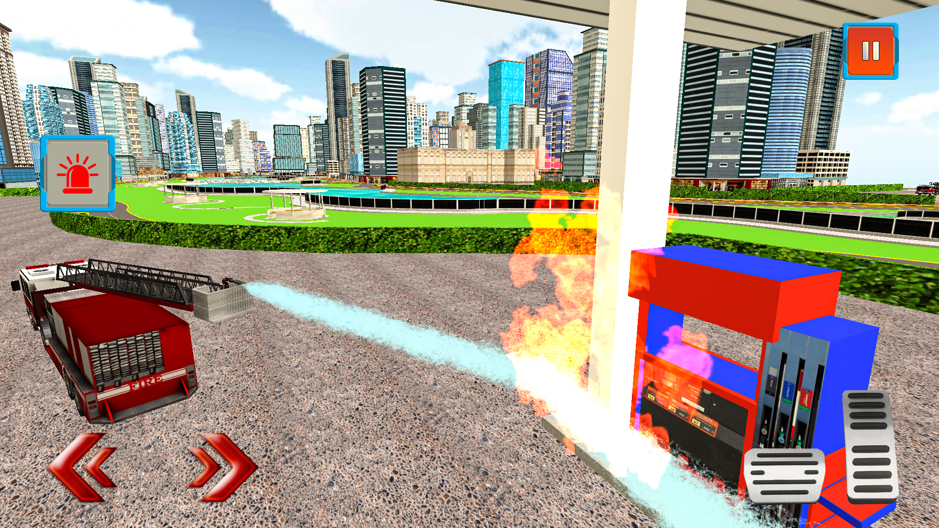 اسکرین شات 4 بازی American Fire Truck Simulator