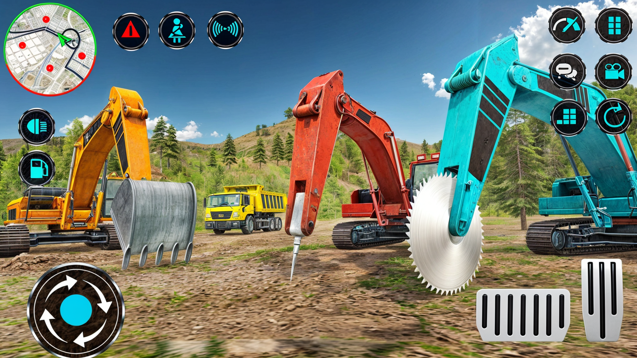 اسکرین شات 3 بازی Heavy Excavator Rock Mining
