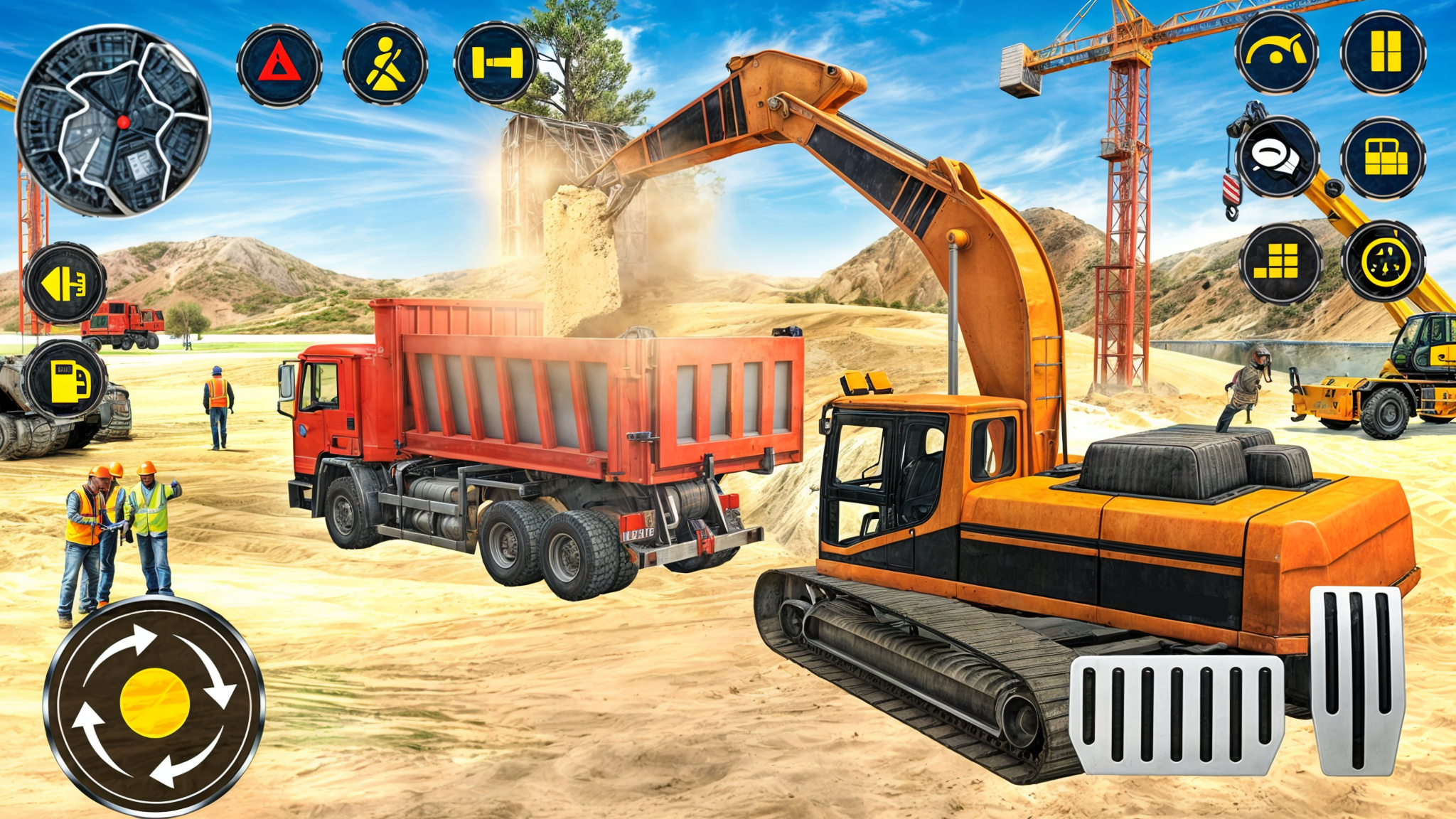 اسکرین شات 3 بازی Heavy Excavator Simulator PRO