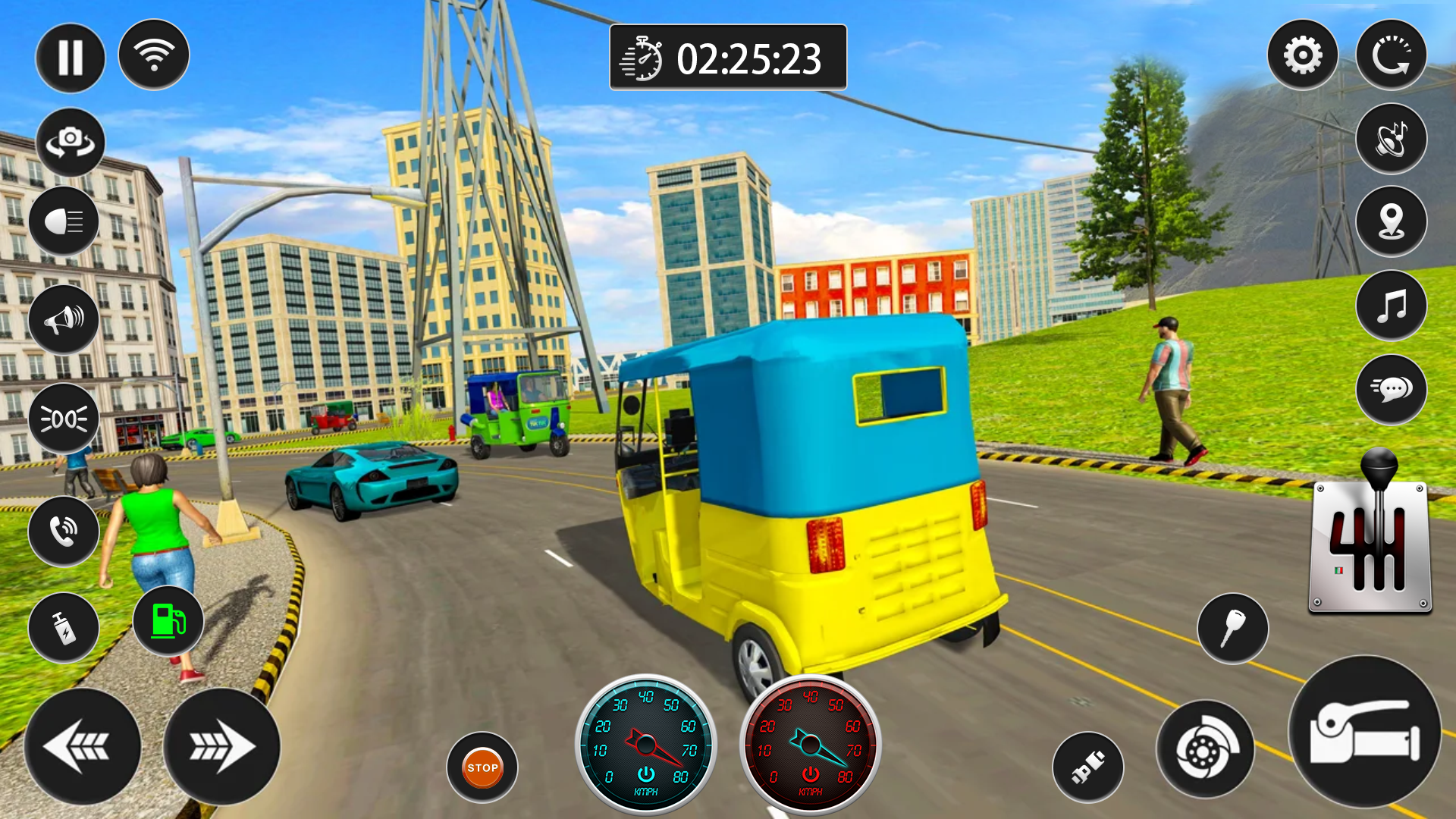 اسکرین شات 5 بازی Tuk Tuk Rickshaw Taxi Driver